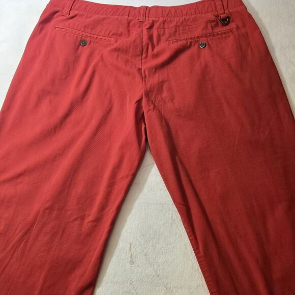 Under Armour Stretch Khakis  Men's 38 X 30 Straight Leg Red - Picture 2 of 6